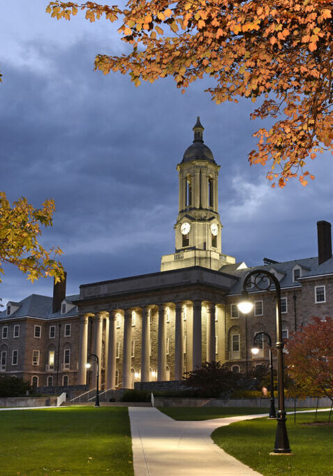 Fall colors at Old Main. Fall colors at Old Main.